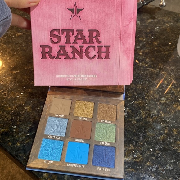 Jeffree Star Other - Jeffree Star eyeshadow palette Star Ranch NIB brown gold blue green
